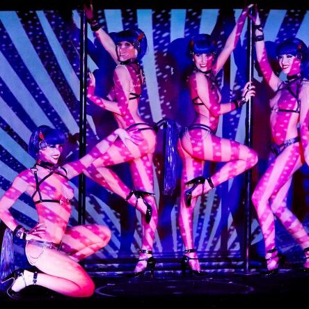 Scène Glamazones Crazy Horse Riccardo Tinelli